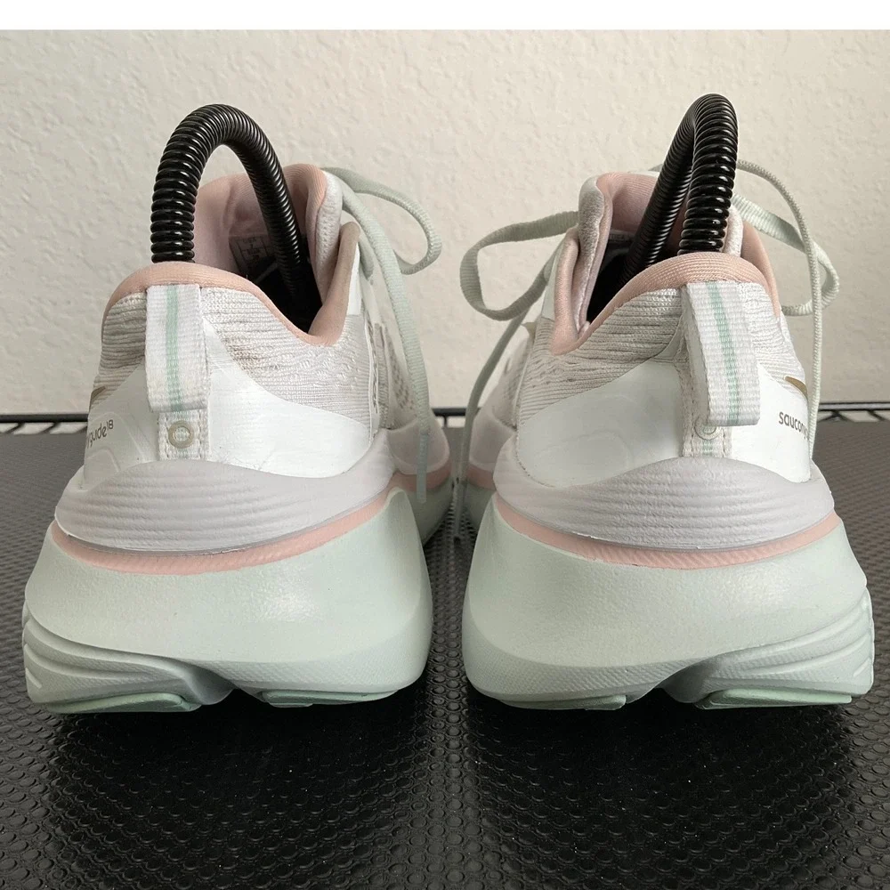 Saucony Guide 16 Womens Running Shoes White Beige Mint S10998-220 Size 7